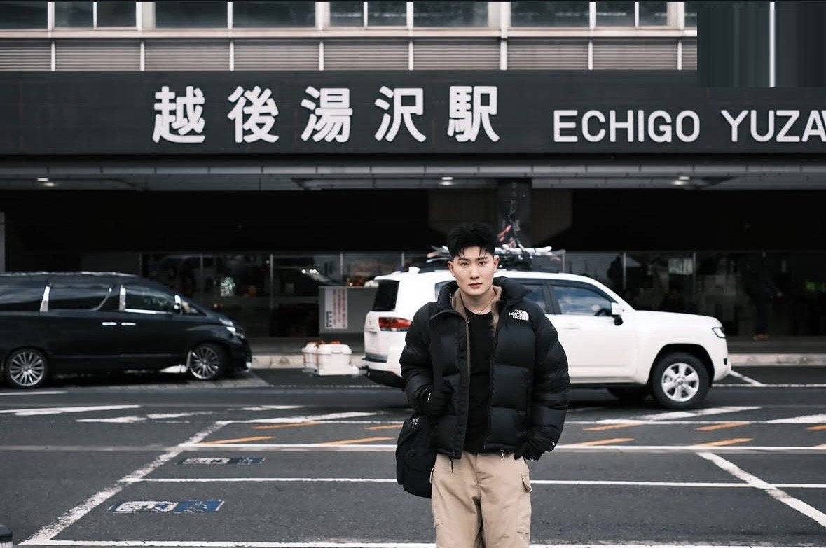 越後湯澤車站人像